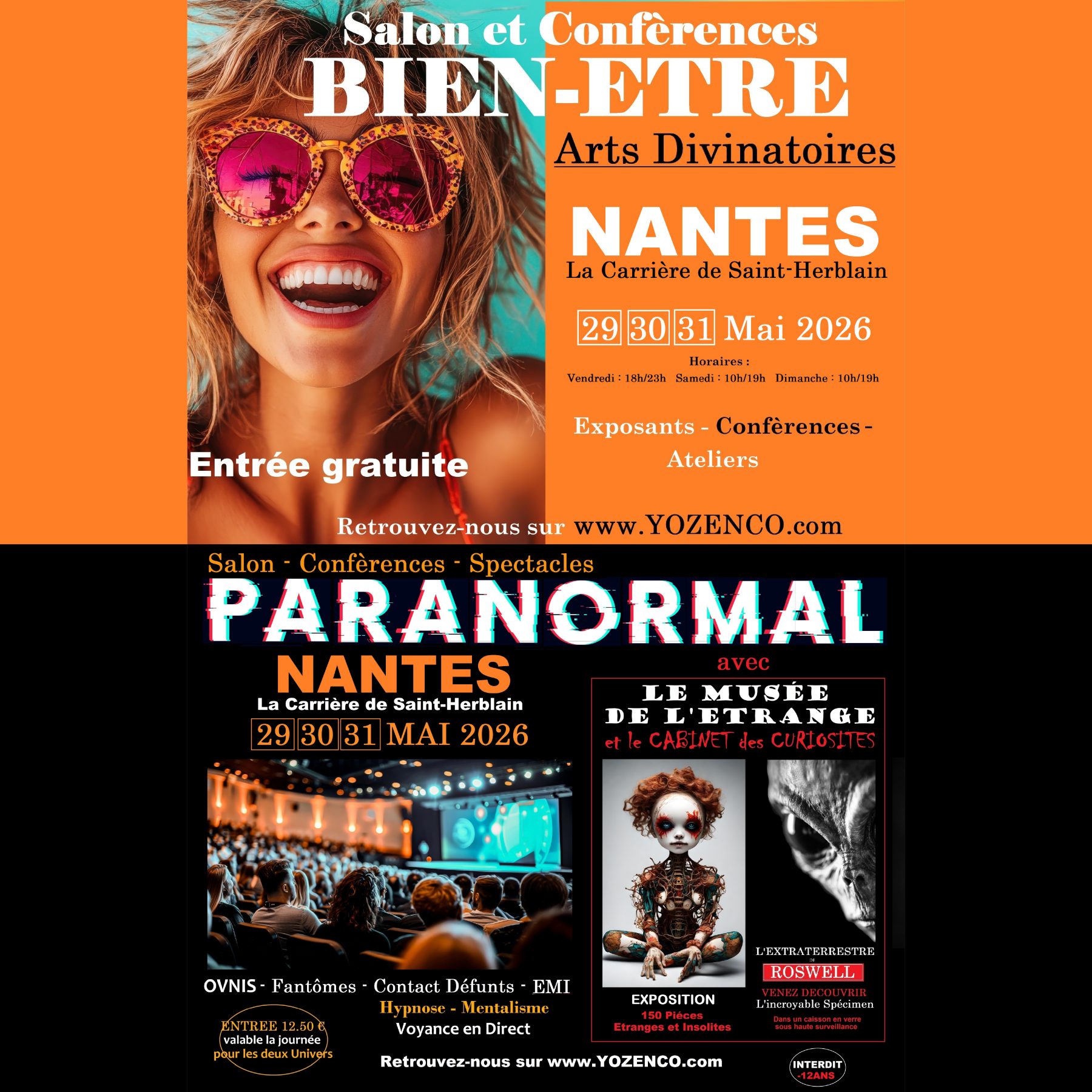 Salon Bien-Être et Arts Divinatoires et Spectacles du Paranormal